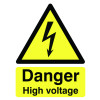 DANGER HIGH VOLTAGE - POLYCARBONATE
