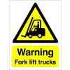 WARNING FORKLIFT TRUCKS - POLYCARBONATE