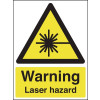 WARNING LASER HAZARD