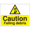 300X400MM CAUTION FALLING DEBRIS CONSTRUCTION SIGN - RIGID