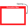 EVACUATION MAP INSERT SIGN
