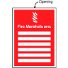 FIRE MARSHALS ARE INSERT SIGN