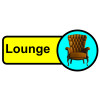 210X480MM LOUNGE DEMENTIA SIGN
