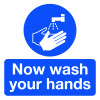 NOW WASH YOUR HANDS - LABELS (PK/10)