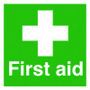 FIRST AID - LABELS (PK/10)