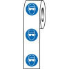 EYE PROTECTION SYMBOL - LABELS (ROLL/250)