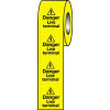 DANGER LIVE TERMINAL - LABELS (ROLL/250)