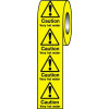 CAUTION VERY HOT WATER - LABELS (ROLL/250)