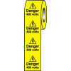 DANGER 400 VOLTS - LABELS (ROLL/250)