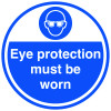 EYE PROTECTION MUST BE WORN - ANTI-SLIP