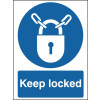 100X75MM KEEP LOCKED - RIGID