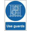 210X148MM USE GUARDS - RIGID