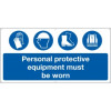 PPE EQUIPMENT MUST BE WORN