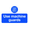 USE MACHINE GUARDS - LABELS (PK/6)