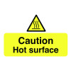 58X90MM CAUTION HOT SURFACE - PK OF 6
