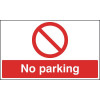 NO PARKING - REFLECTIVE