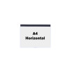 INDUSTRIAL STRENGTH CLEAR POCKET - MAGNETIC - H.310 X W.215MM - A4 HORIZONTAL - PACK OF 10