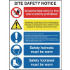 SITE SAFETY NOTICE