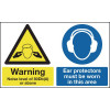WARNING NOISE LEVEL OF 80DB(A) OR ABOVE EAR PROTECTORS MUST BE WORN IN THIS AREA