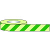 40MMX10M GREEN & GLOW CHEVRON PHOTOLUMINESCENT TAPE