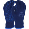 PICKERS POLYESTER PVC DOTTED PALM GLOVES - NAVY - L/9