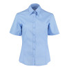 KUSTOM KIT KK742F LADIES S/S FITTED BLOUSE - SKY - 6