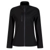 REGATTA LADIES HONESTLY MADE 100% RECYCLED SOFTSHELL JACKET-BLACK-10/S