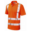 Broadsands Hi Vis S/Sleeve Superior Poloshirt Orange