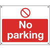 NO PARKING - VANDAL RESISTANT