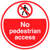 NO PEDESTRIAN ACCESS - ANTI-SLIP