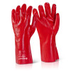 14" PVC CUT LEVEL 1 GAUNTLET-RED
