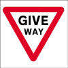 GIVE WAY - STANCHION SIGN