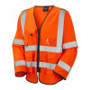 Wrafton Hi-Vis Superior Waistcoat L/Sleeve Orange