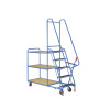 HEAVY DUTY STEP TRAY TROLLEY WITH FIXED PLY SHELVES