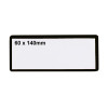 TICKET POUCHES - MAGNETIC - H.60 X W.140MM - PACK OF 100 - BLACK