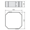STEEL FORK IMPACT SKIRT - H.140 X W.422