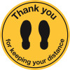 THANK YOUR FOR KEEPING YOUR YELLOW ANTI-SLIP FLOOR SIGN