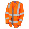 Beaworthy Hi-Vis Executive Waistcoat L/Sleeve Orange