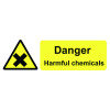 DANGER HARMFUL CHEMICALS - LABELS