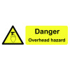 DANGER OVERHEAD HAZARD - LABELS (PK/6)