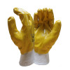 Nitrile Fully Dipped Knitwrist Yellow Glove