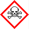 TOXIC SIGN - 100X100MM