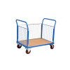 PLATFORM TROLLEY THREE SIDED MESH - 41KG