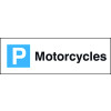 MOTORCYCLES PARKING SIGN