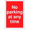 NO PARKING AT ANYTIME