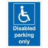 DISABLED PARKING ONLY 1