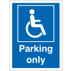 DISABLED PARKING ONLY 2