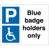 BLUE BADGE HOLDERS ONLY