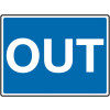 450 X 600MM OUT CLASS 1 REFLECTIVE TRAFFIC SIGN (POST)