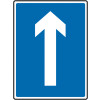 600 X 450MM ONE WAY CLASS 1 REFLECTIVE TRAFFIC SIGN (POST)